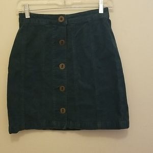 Pilcro and Letterpress Mini skirt